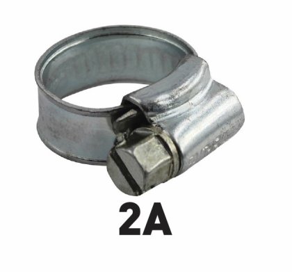 Faithfull 2A Hose Clip - Zinc MSZP 35 - 50mm