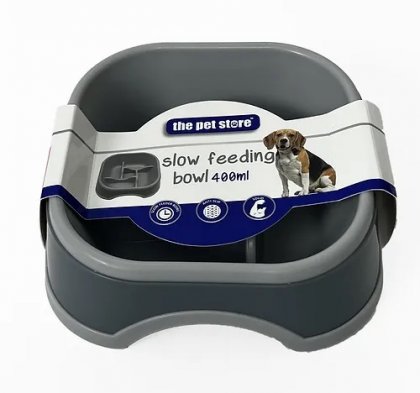 The Pet Store 400ml Slow Feeding Cube Bowl