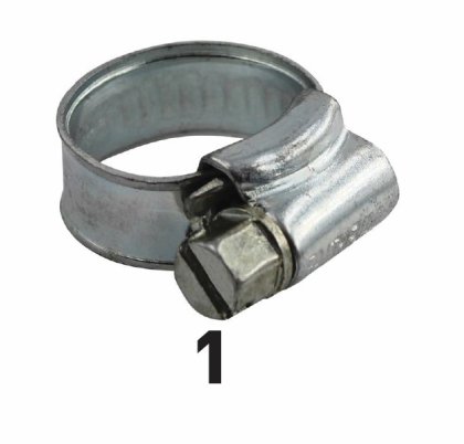 Faithfull 1 Hose Clip - Zinc MSZP 25 - 35mm