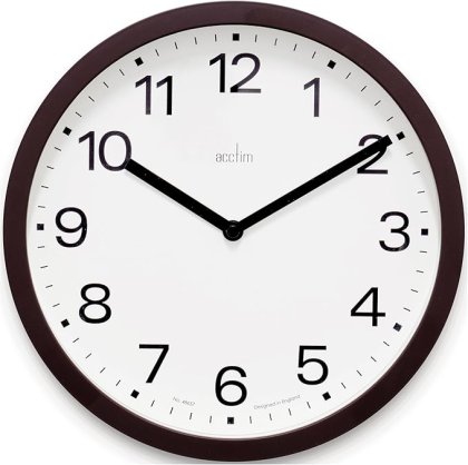 Acctim Renhold Soot Wall Clock - 25cm