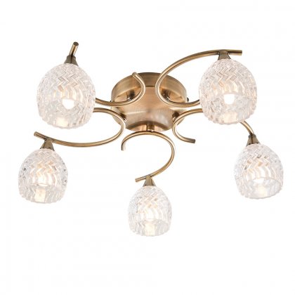 Boyer 5light Semi Flush ceiling light