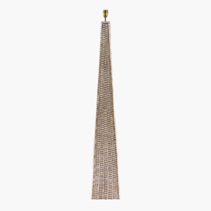 Pacific Lifestyle Seacomb Rattan Pyramid Floor Lamp Base