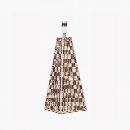 Pacific Lifestyle Seacomb Rattan Pyramid Table Lamp