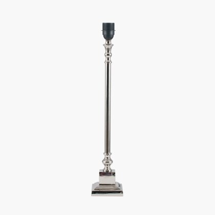 Pacific Lifestyle Claudius Metal Stick Table Lamp Base - Nickel