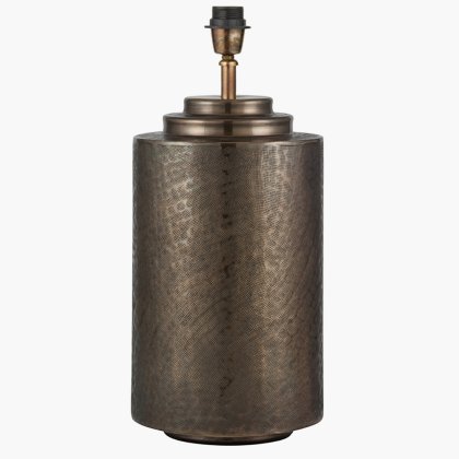 Pacific Lifestyle Zuri Large Antique Brass Metal Pot Table Lamp Base