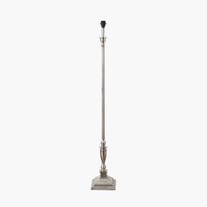 Pacific Lifestyle Canterbury Antique Silver Metal Floor Lamp Base