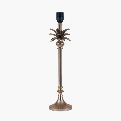 Pacific Lifestyle Trafalgar Metal Palm Tree Table Lamp Base - Gold