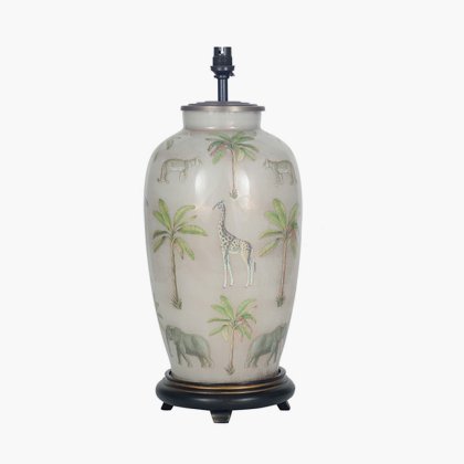 Pacific Lifestyle Safari Glass Table Lamp Base - Tall