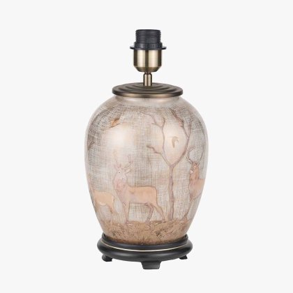Pacific Lifestyle Deer Medium Glass Table Lamp Base