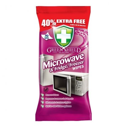 GREENSHIELD MICROWAVE & FRIDGE/FREEZER WIPES