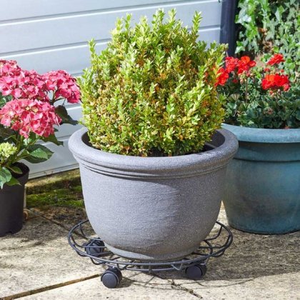 Smart Garden 40cm Titan Pot Caddy - Black