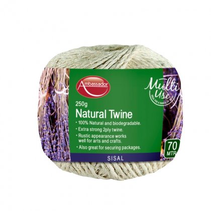 Ambassador Sisal Twine 250g/70m