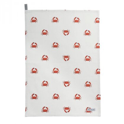 Sophie Allport Tea Towel - Crab