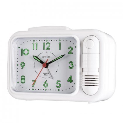 Acctim Sonnet White Alarm Clock