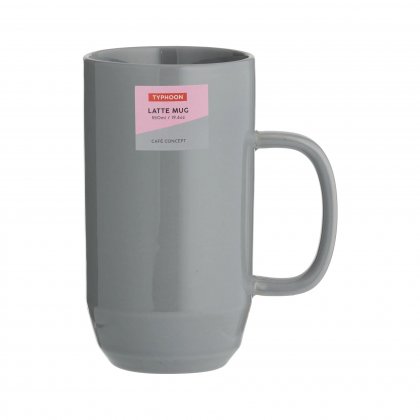 Typhoon Cafe Concept Dark Grey 550ml Latte Mug