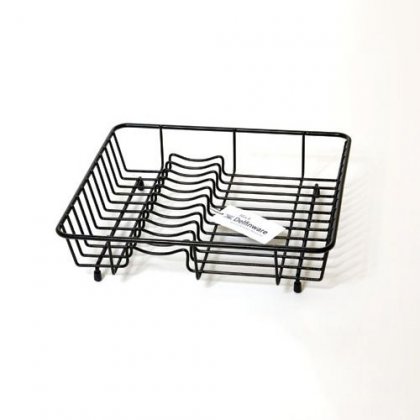 Delfinware Standard Flat Dish Drainer - Black