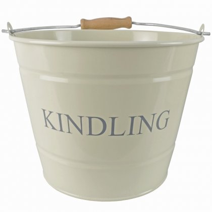 Manor Reproductions Small Kindling Bucket - Cream