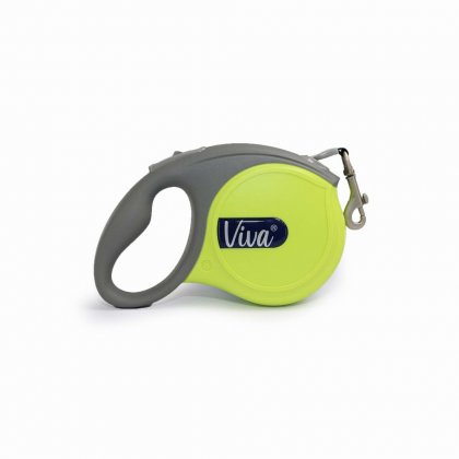 Viva Large Dog Retractable Lead 5M - Lime