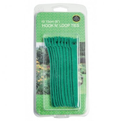 Garland 15cm Hook 'N' Loop Ties - Pack of 10