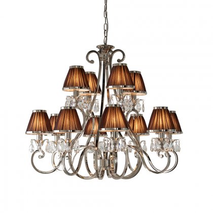 Endon Oksana nickel 12lt Pendant