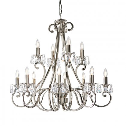 Endon Oksana nickel 12lt Pendant