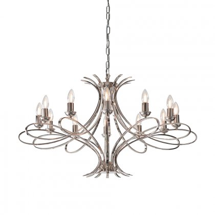 Endon Penn nickel 12lt Pendant