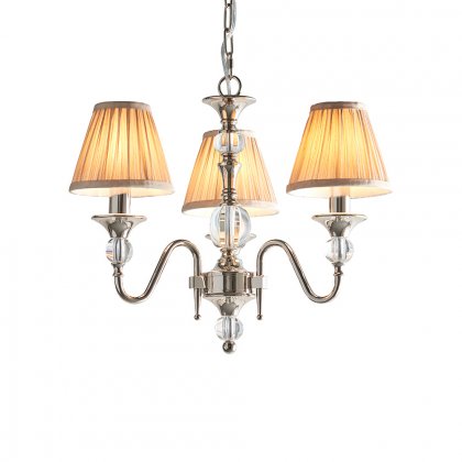 Endon Polina nickel 3lt Pendant