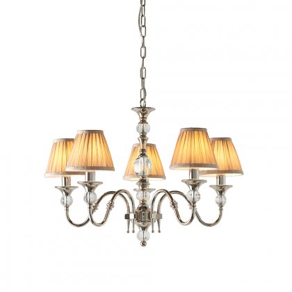 Endon Polina nickel 5lt Pendant