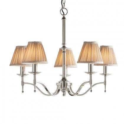 Endon Stanford nickel 5lt Pendant