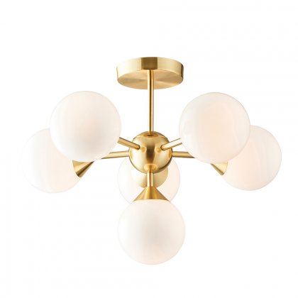 Oscar 6light Semi Flush ceiling light