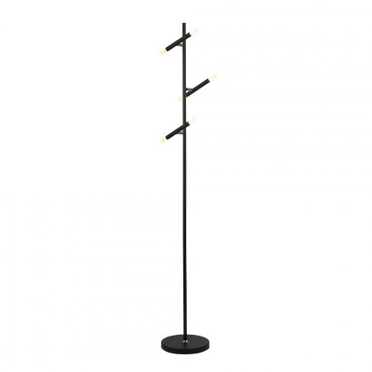 Searchlight Wands 3 Light Led Floor Lamp Black