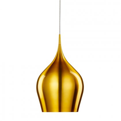 Searchlight Vibrant Gold Pendant Dia 26cm