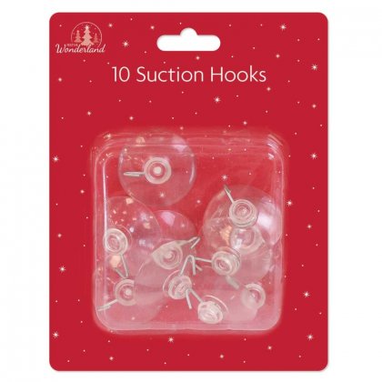 Festive Wonderland Large Suction Hooks (Pack of 10)