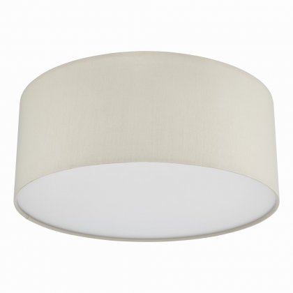 Cierro 3 Light Flush Taupe With Diffuser 40cm