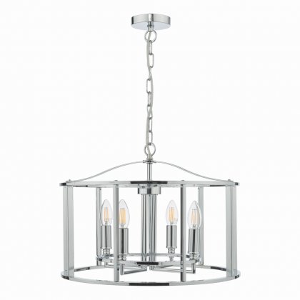 Myka 4 Light Pendant Polished Chrome