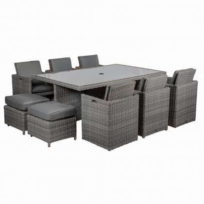 Wentworth 10 Seater Cube Set - Grey