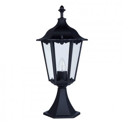 Searchlight Alex Outdoor Post Lamp Small Black Ht55