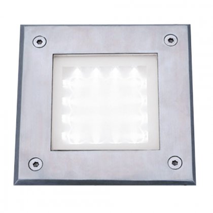 Searchlight Led Outdoor&Indoor Recessed Walkover Square Stainless Steel -White Led