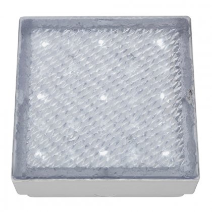 Searchlight Led Outdoor&Indoor Recessed Walkover Clear Small Square-White Led