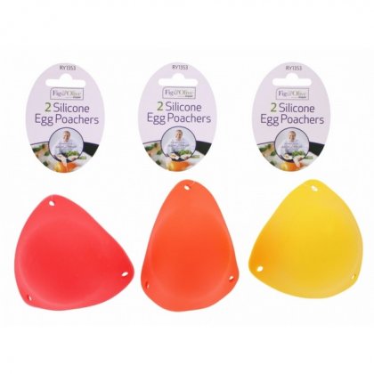 2 Silicone Egg Poachers