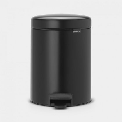 Brabantia newIcon 5 Litre Pedal Bin in Matt Black