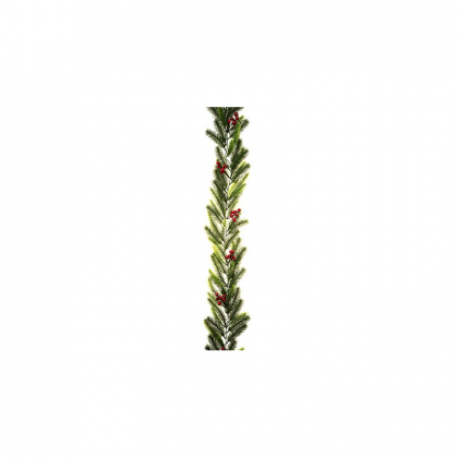 Premier Decorations 1.8M Fresh Pine and Red Berry Garland