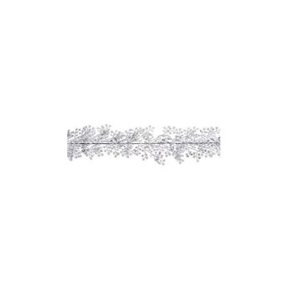 Premier Decorations 1.8M Silver Star Garland