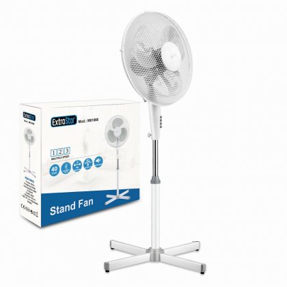 ExtraStar Adjustable Height Standing Fan - 40W