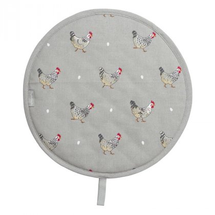 Sophie Allport Circular Hob Cover - Chicken