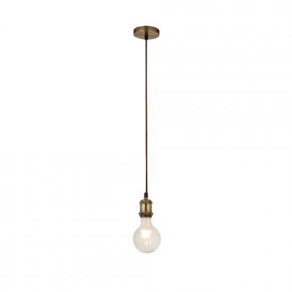Searchlight Antique Brass Cable Suspension 1.5m Brown Cable