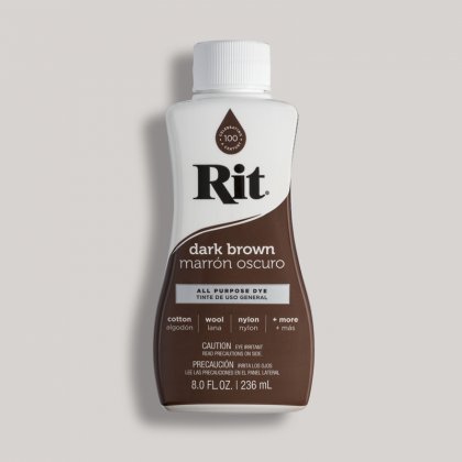 Rit All Purpose Liquid Dye 8 fl.oz - Dark Brown