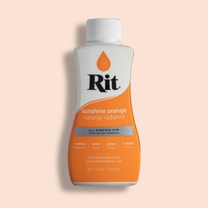 Rit All Purpose Liquid Dye 8 fl.oz - Sunshine Orange