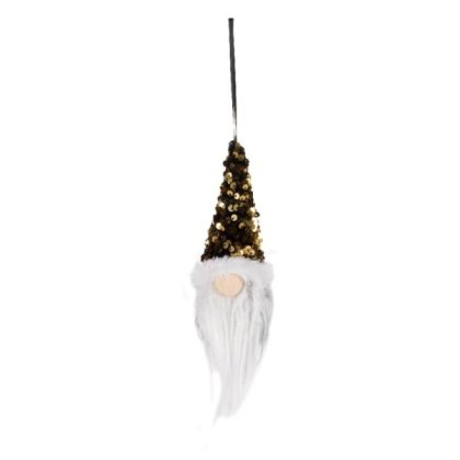 Three Kings Gonklet Pendant - Black & Gold