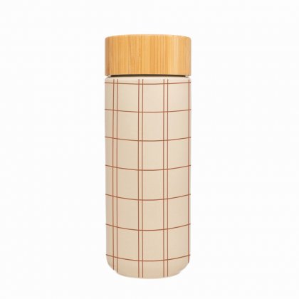 &Again Ceramic Travel Mug with Bamboo Lid